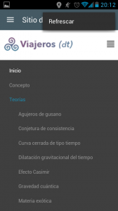 aplicacion-android-viajes-en-el-tiempo-viajeroseneltiempo-menu